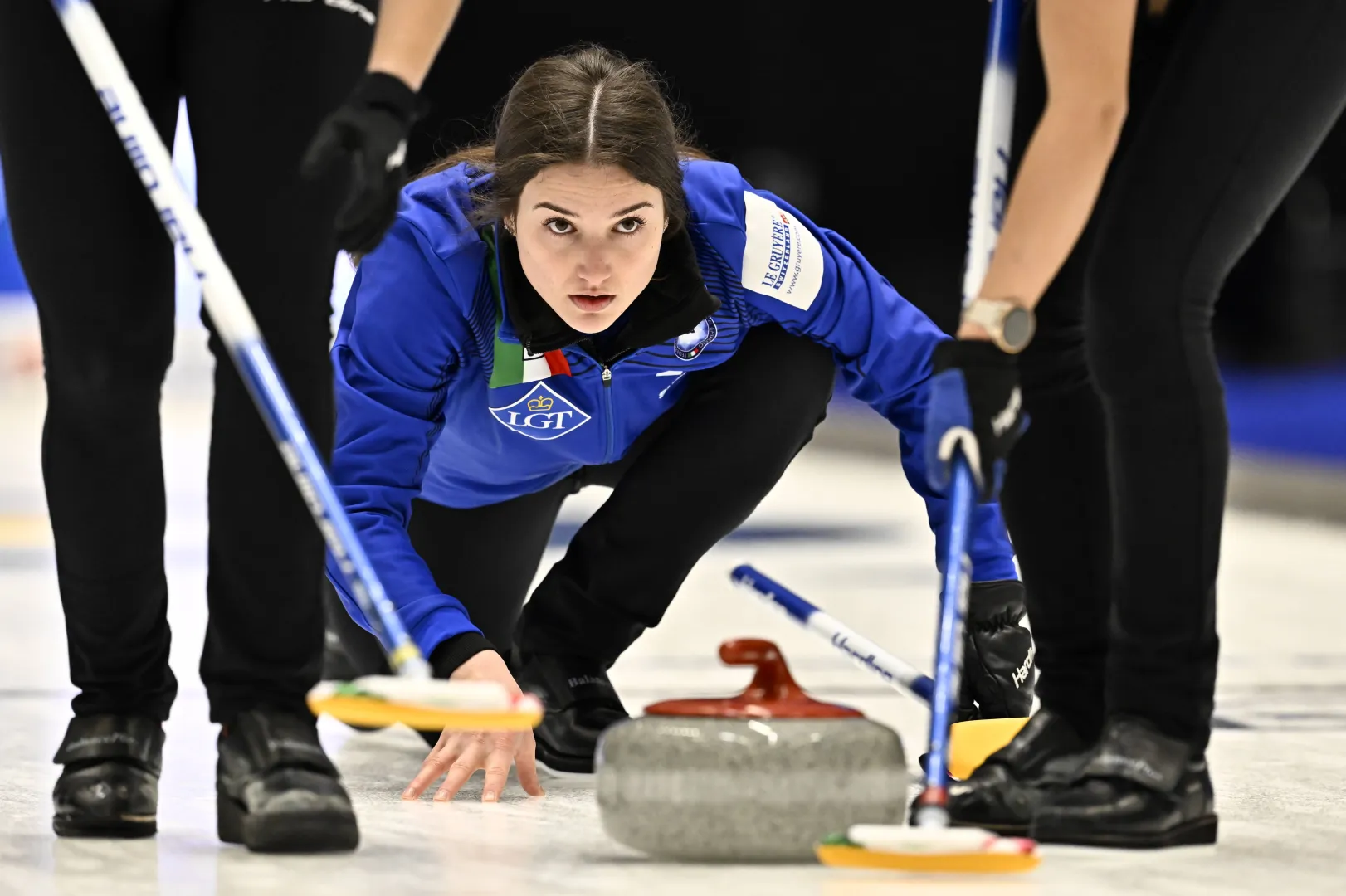 Stefania Constantini - złota medalistka olimpijska w curlingu Fot. PAP/EPA/TT NEWS AGENCY