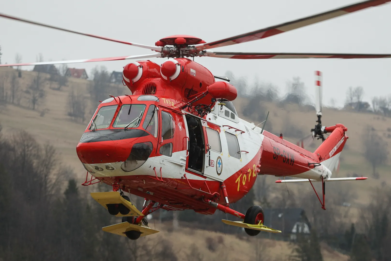 Śmigłowiec TOPR Fot. PAP/Grzegorz Momot