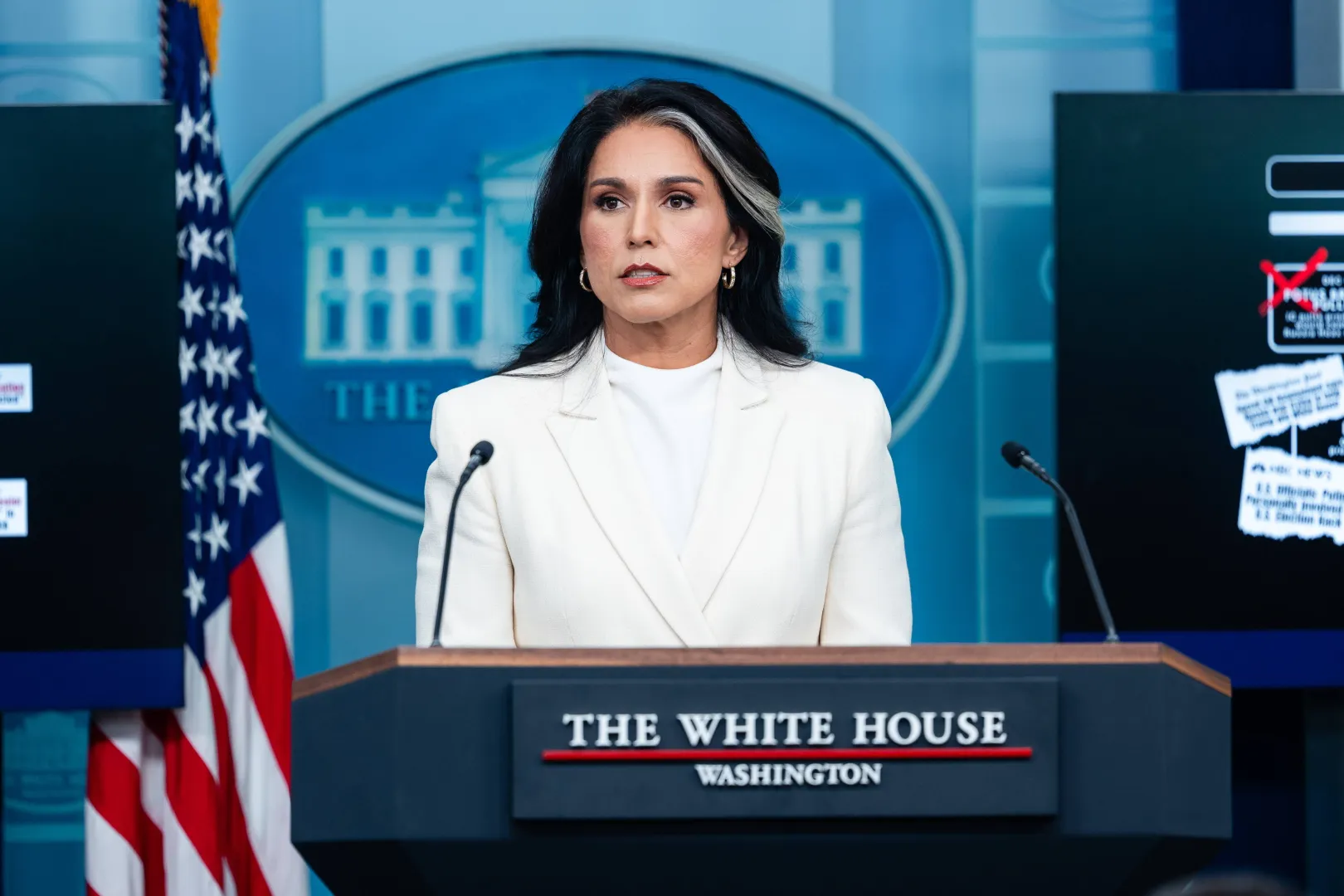 Директор Национальной разведки Тулси Габбард. Fot. PAP/EPA/ ERIC LEE / POOL