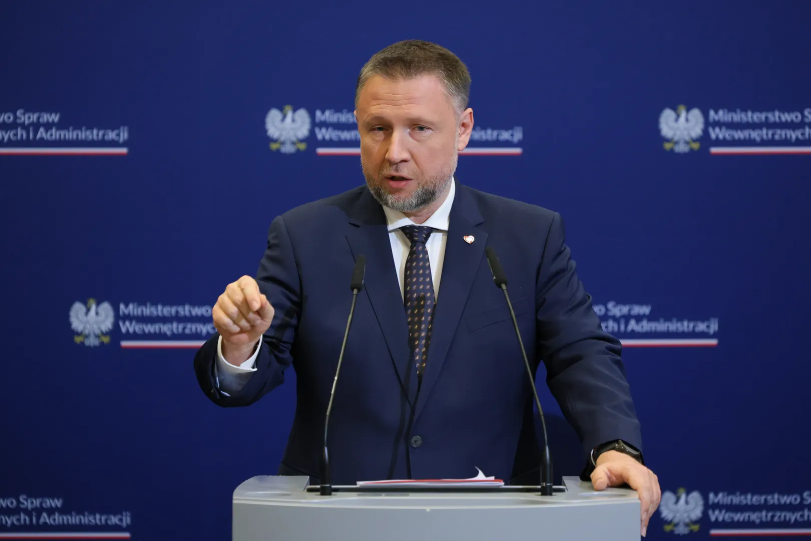 Szef MSWiA Marcin Kierwiński, fot. PAP/Paweł Supernak