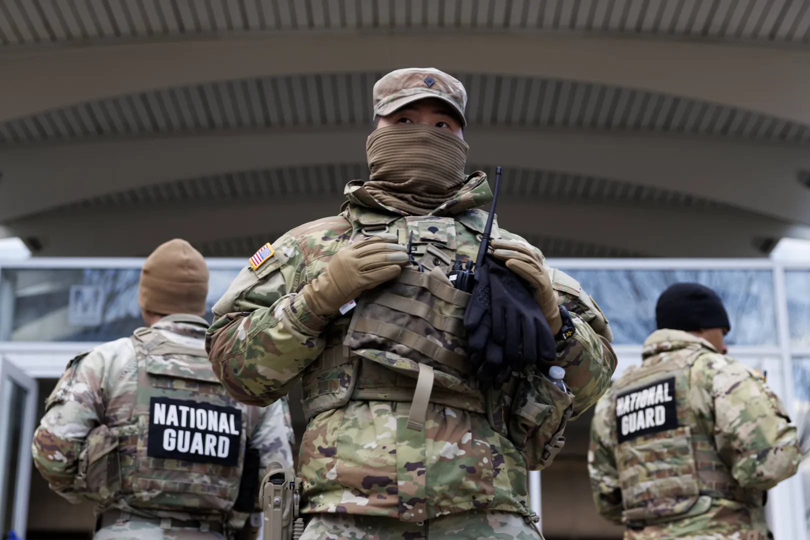 Żołnierze Gwardii Narodowej USA. Fot. PAP/EPA/WILL OLIVER