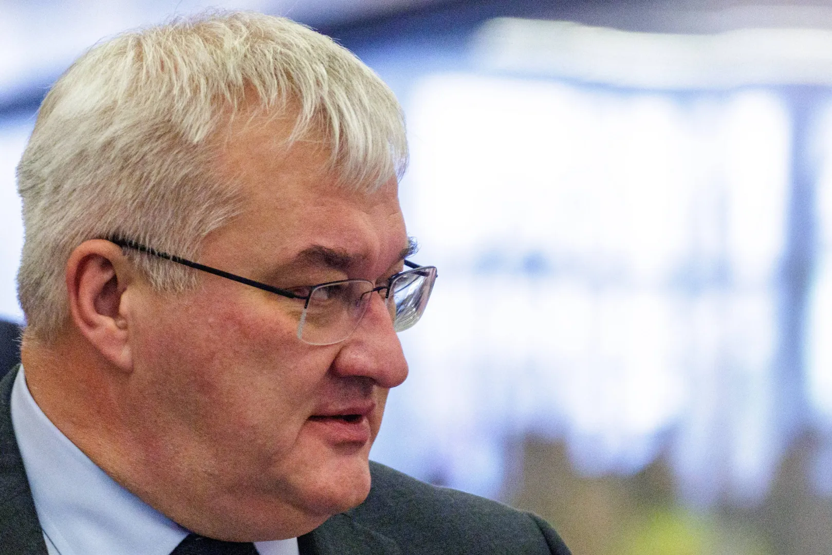 Андрій Сибіга. Fot. PAP/EPA/OLIVIER MATTHYS 