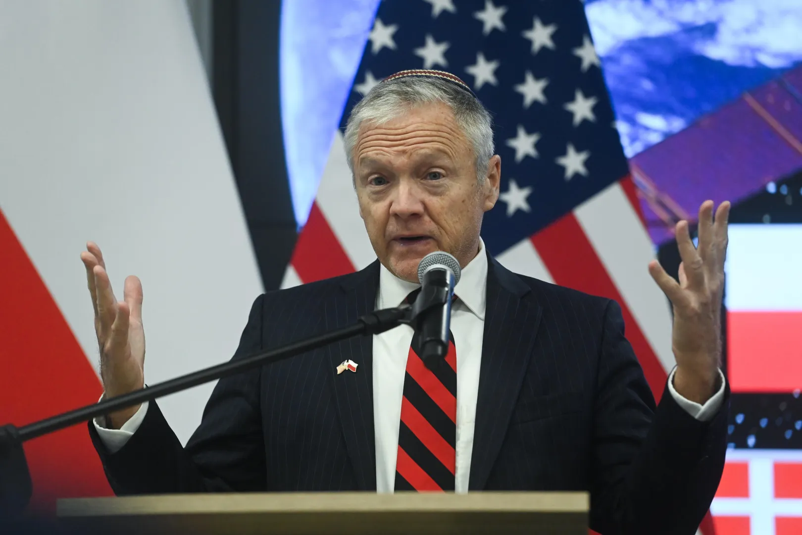 Ambasador Stanów Zjednoczonych w Polsce Thomas Rose. Fot. PAP/	Piotr Nowak