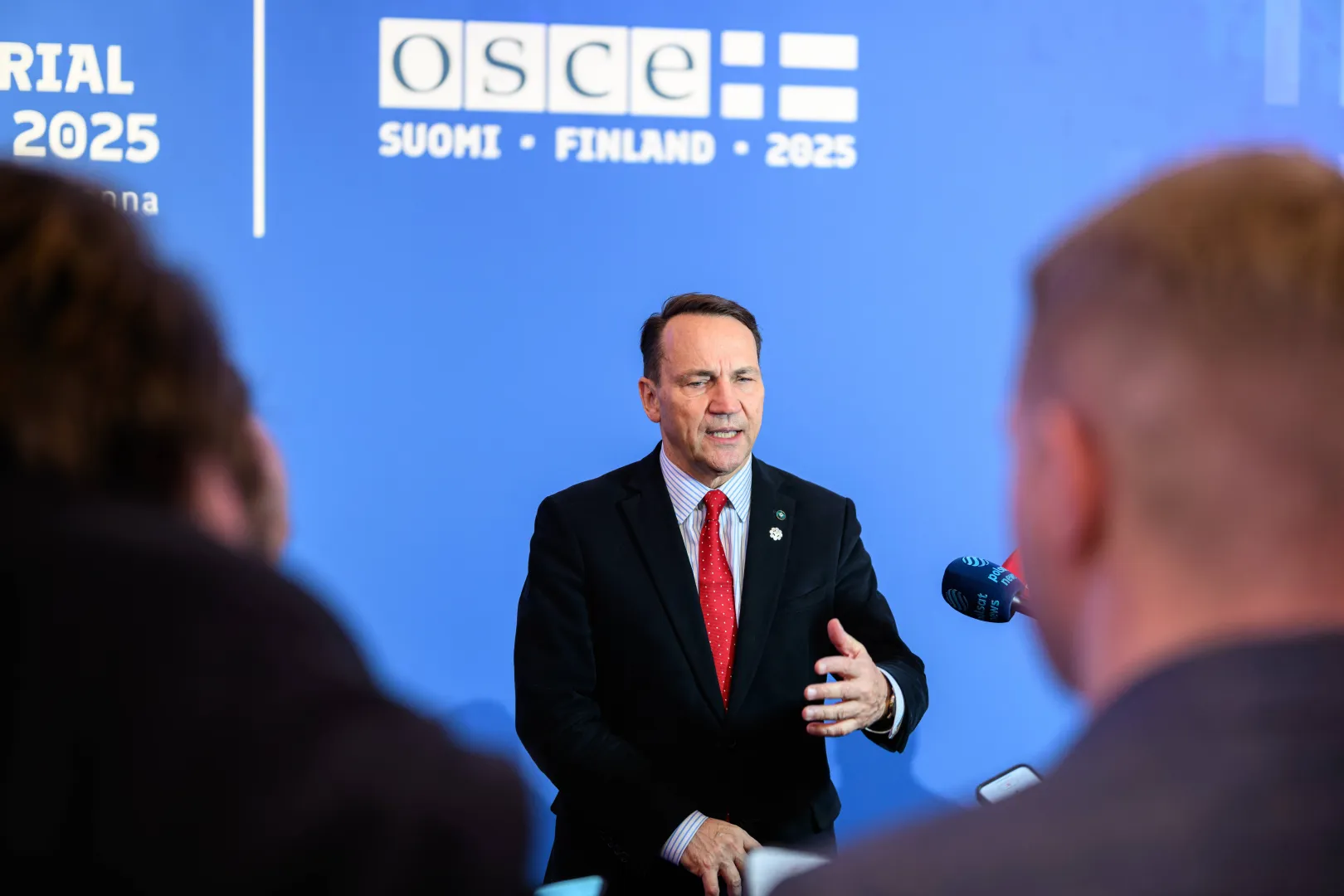 Радослав Сікорський. Fot. PAP/EPA/MAX SLOVENCIK 