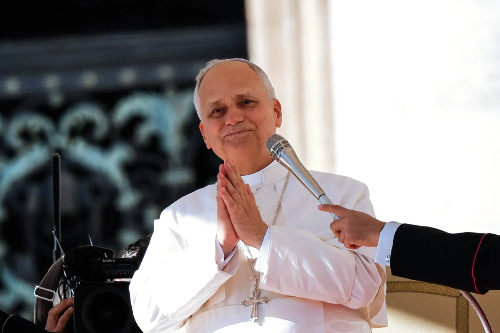 Papież Leon XIV Fot. PAP/EPA/GIUSEPPE LAMI