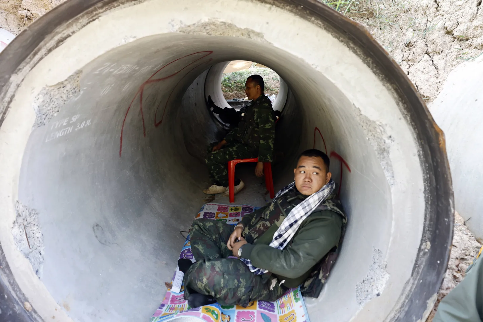 Tajscy żołnierze (zdjęcie ilustracyjne). Fot. EPA/RUNGROJ YONGRIT