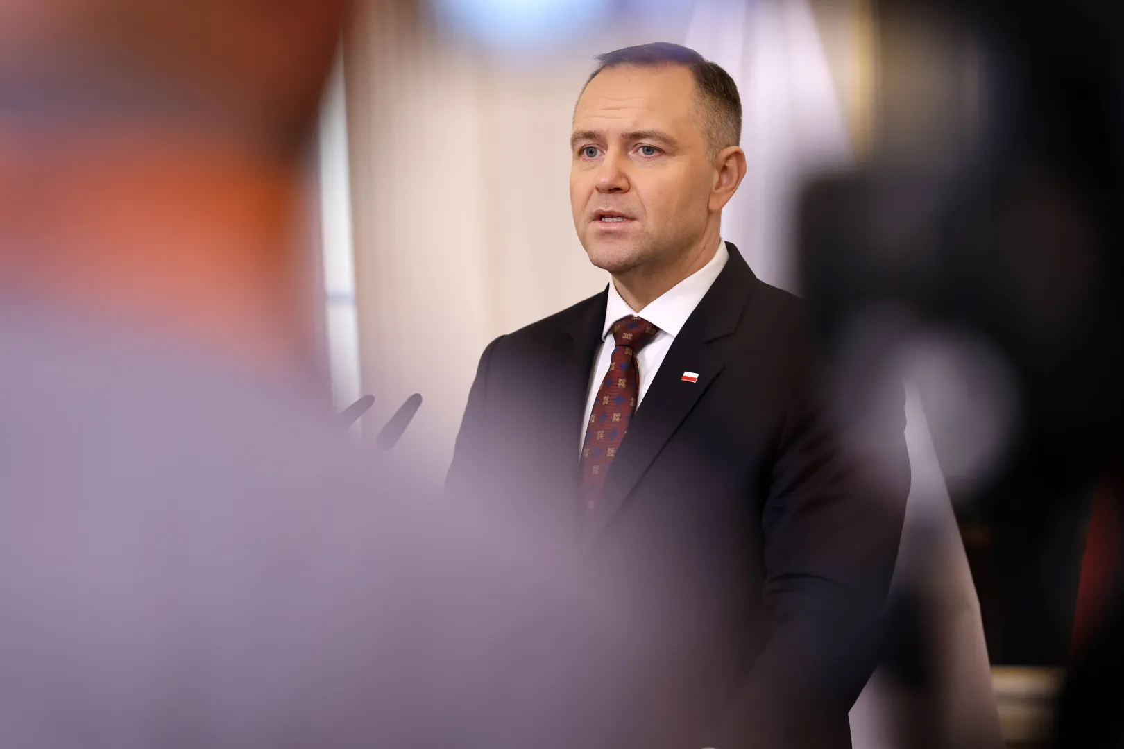 Polish President Karol Nawrocki. Photo. PAP/EPA/TOMS KALNINS
