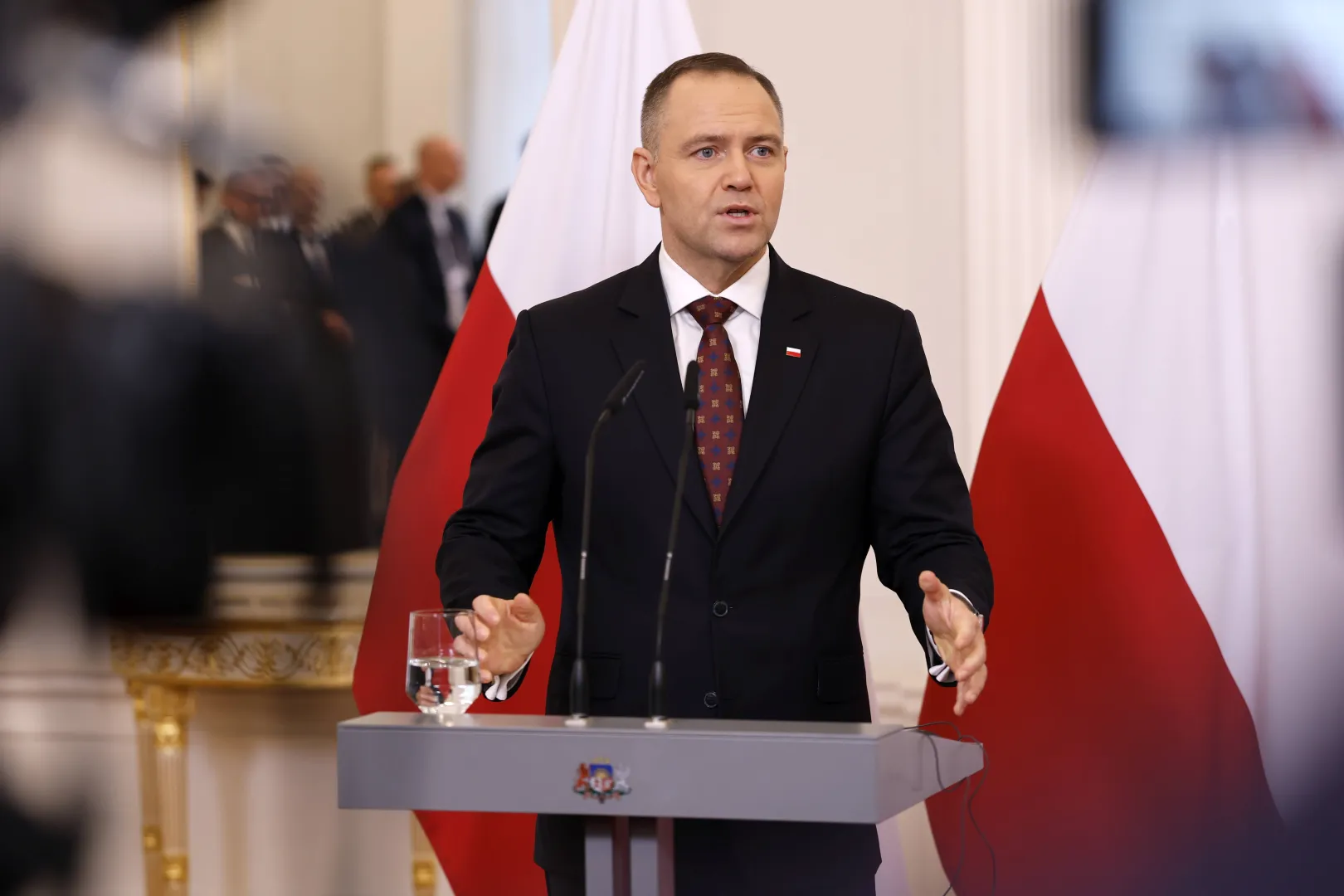 Karol Nawrocki, fot. PAP/EPA/TOMS KALNINS