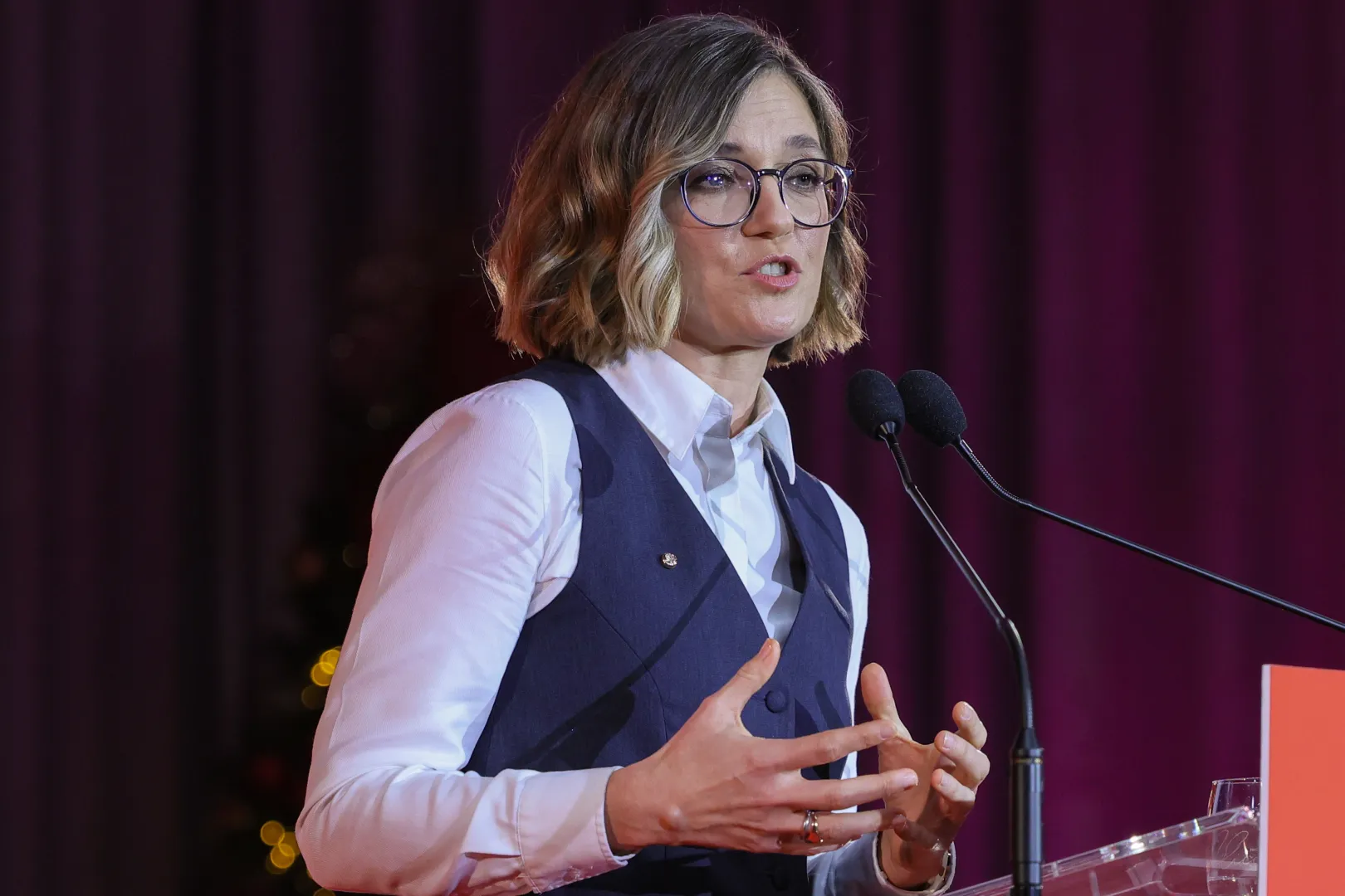 Wicemarszałek Senatu Magdalena Biejat, fot. PAP/Rafał Guz