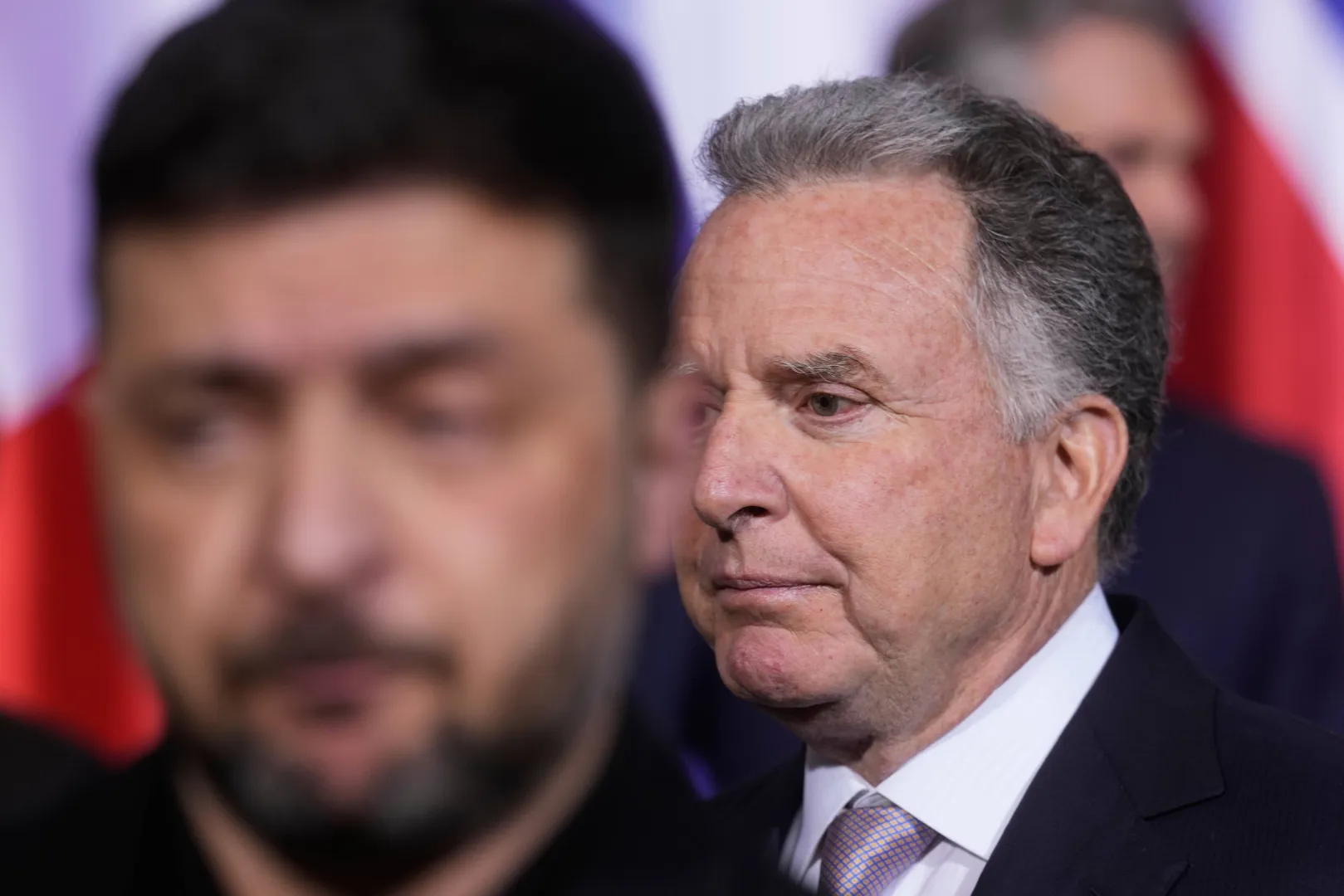 Steve Witkoff i Wołodymyr Zełenski Fot. PAP/EPA/MARKUS SCHREIBER