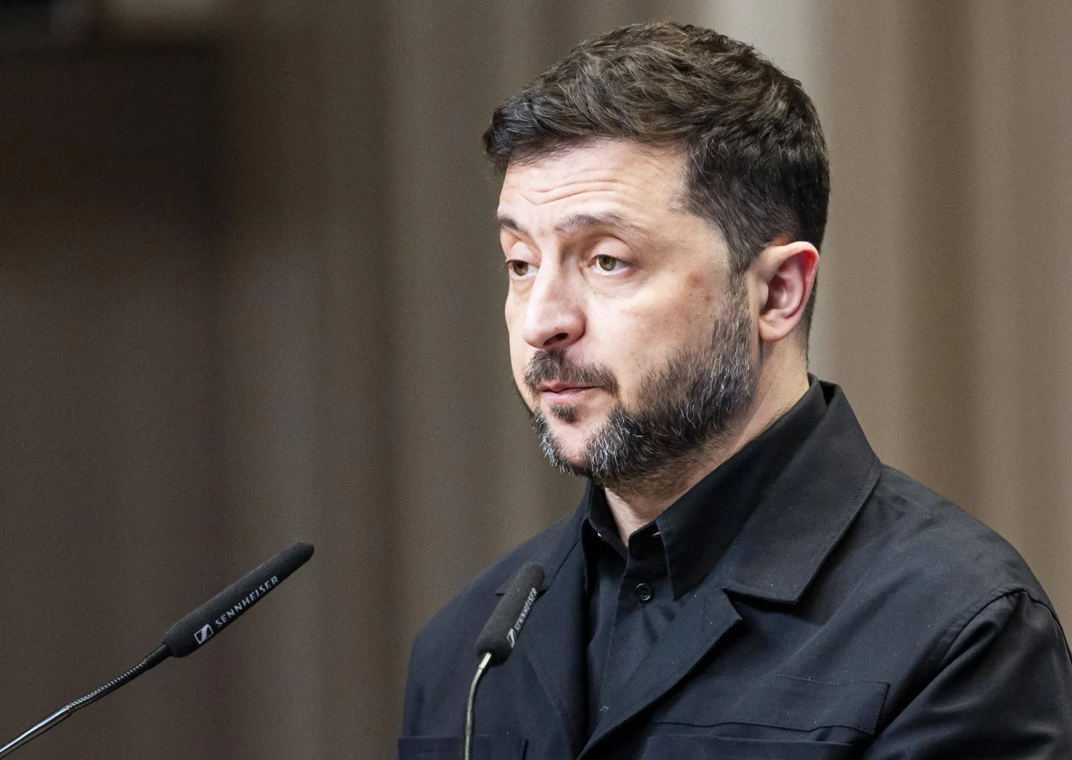 Wołodymyr Zełenski Fot. PAP/EPA/SEM VAN DER WAL