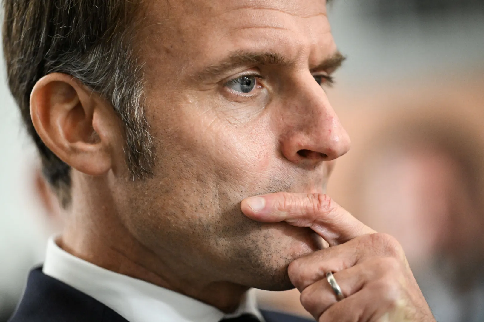 Еммануель Макрон. Fot. PAP/EPA/Miguel Medina/Pool