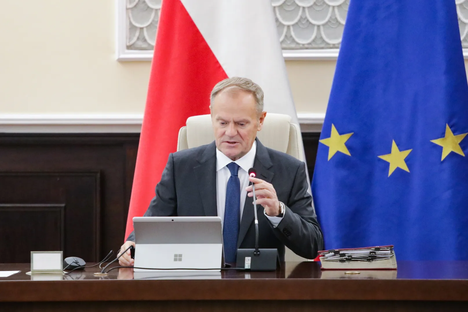 Premier Donald Tusk, fot. PAP/Tomasz Gzell