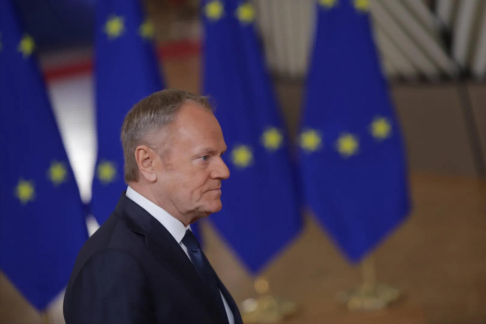 Donald Tusk, fot. PAP/EPA/OLIVIER MATTHYS