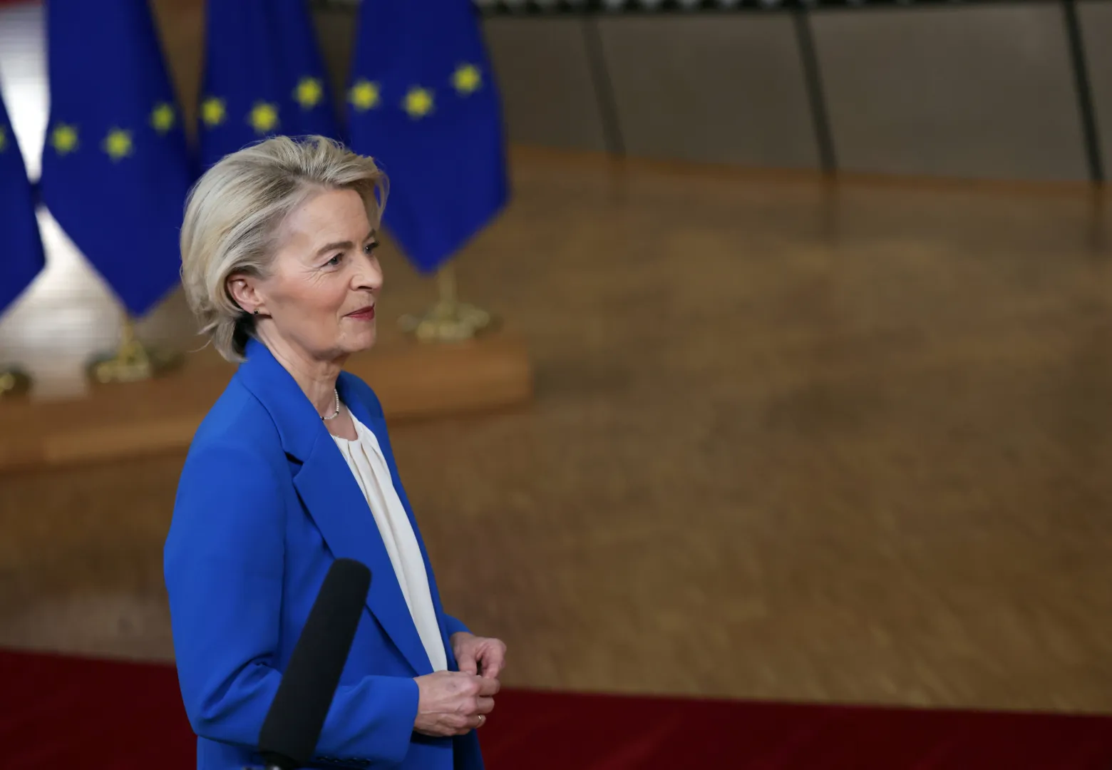 Ursula von der Leyen Fot. PAP/EPA/OLIVIER MATTHYS