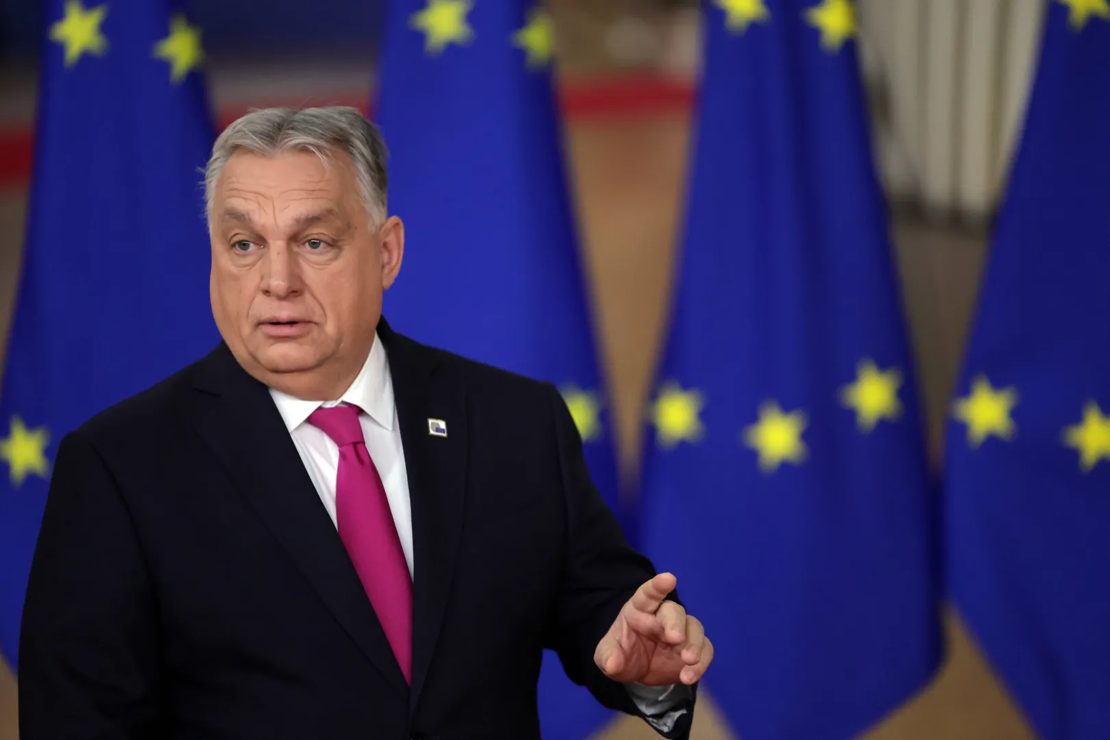 Viktor Orban, fot. PAP/EPA/OLIVIER MATTHYS
