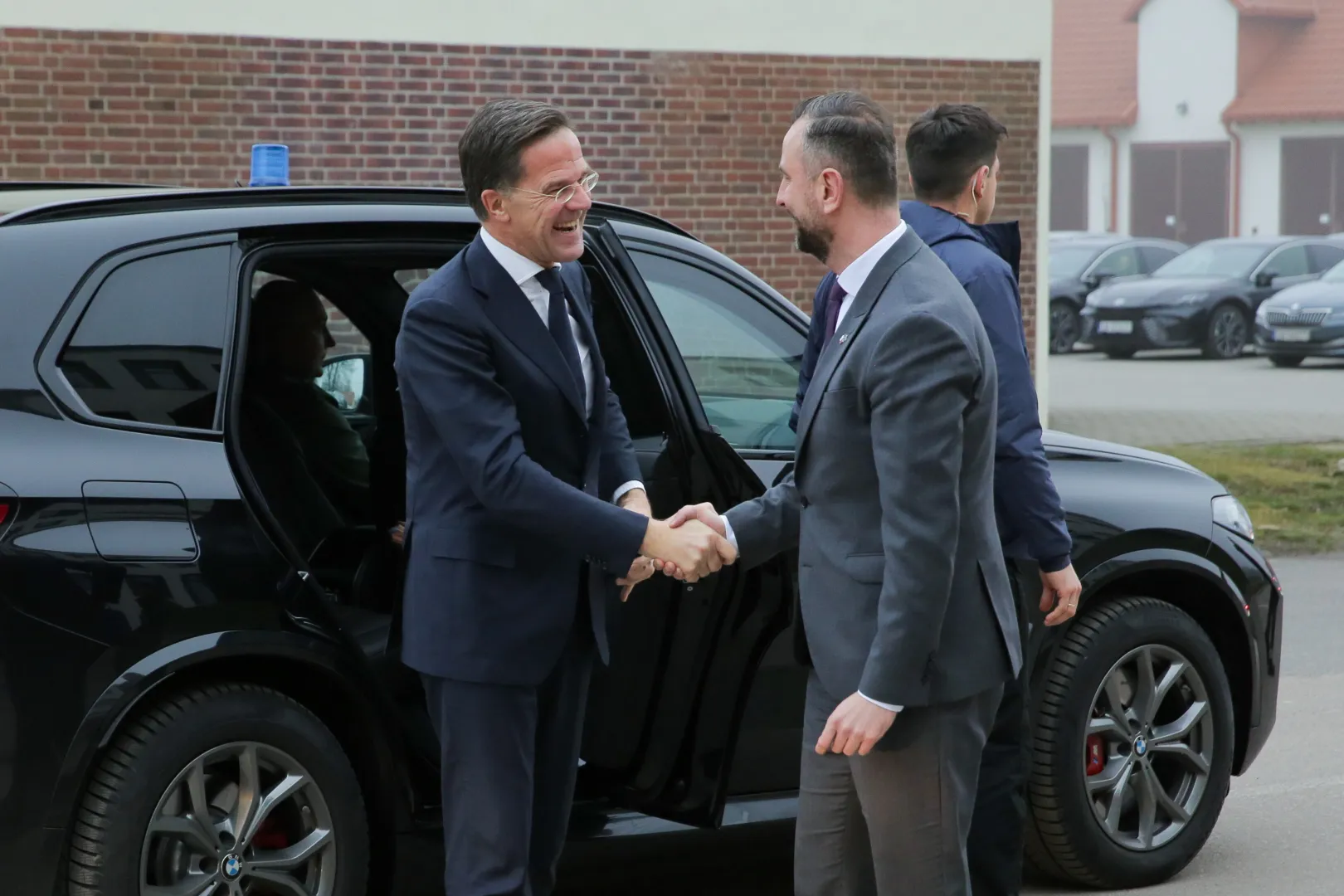 Mark Rutte i szef MON Władysław Kosiniak-Kamysz, fot. PAP/Tomasz Waszczuk