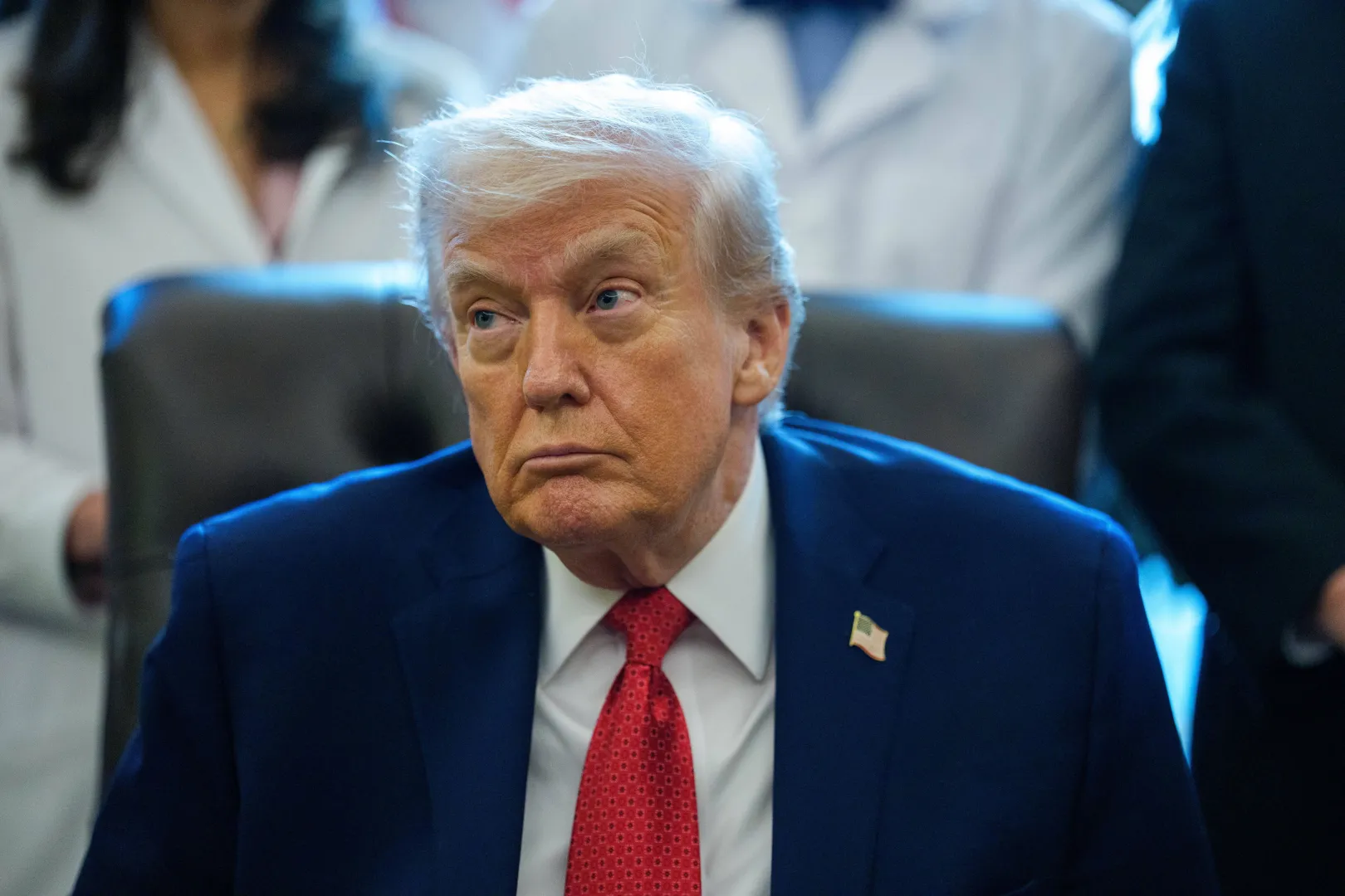 Donald Trump. Fot. PAP/EPA/AARON SCHWARTZ / POOL