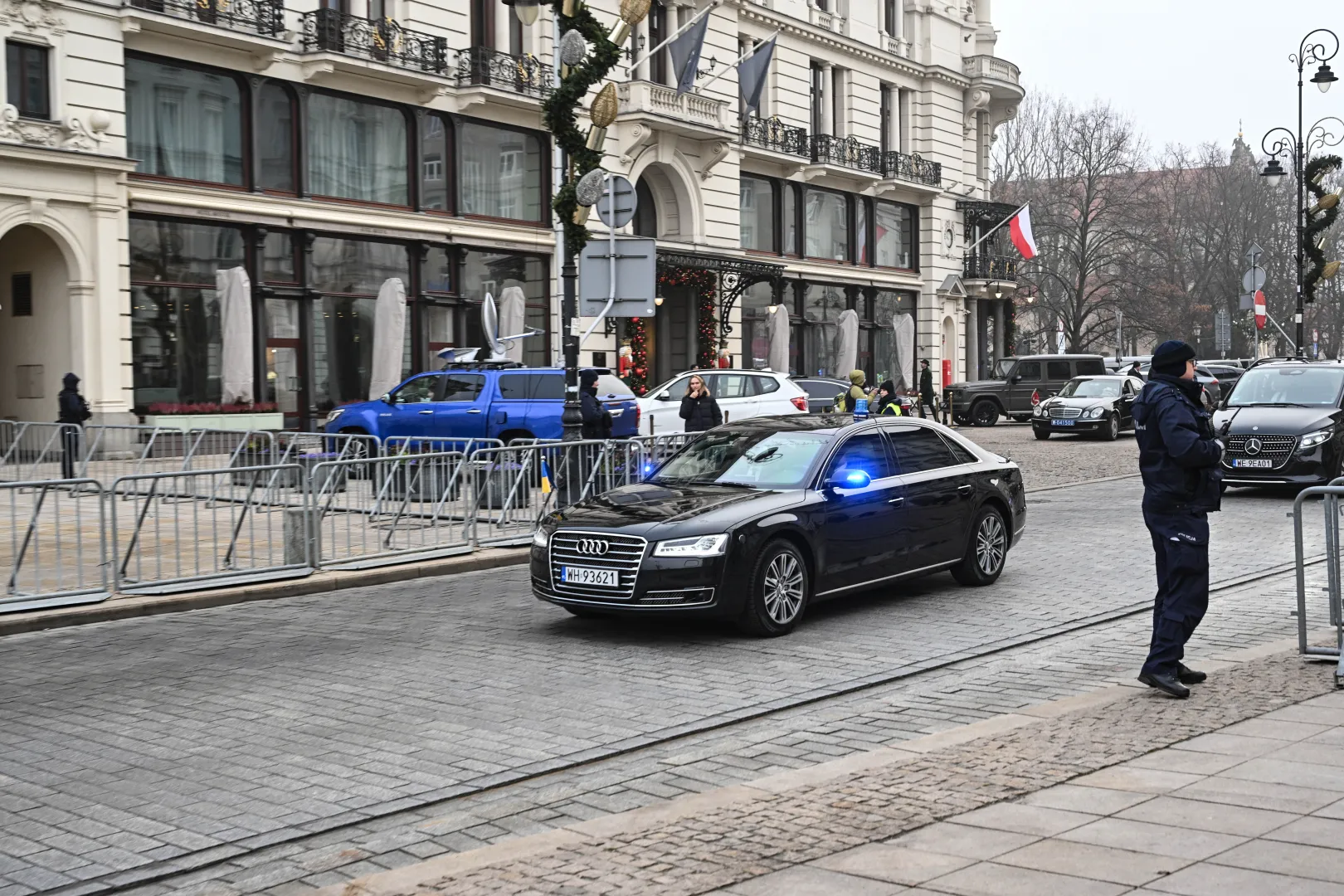 Prezydent Ukrainy Wołodymyr Zełenski przybył z oficjalną wizytą do Polki. Fot. PAP/Radek Pietruszka