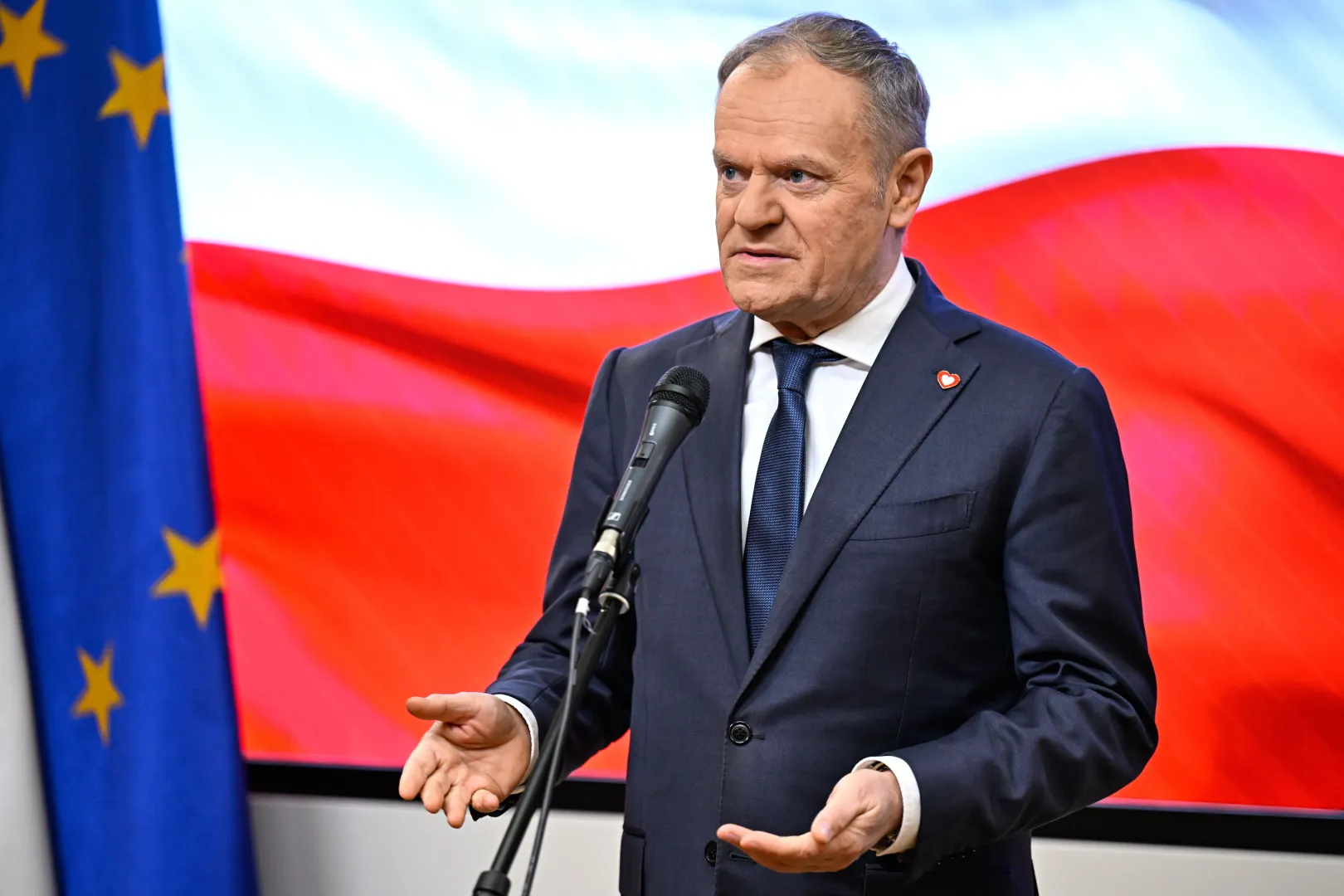 Premier Donald Tusk. Fot. PAP/Wiktor Dąbkowski