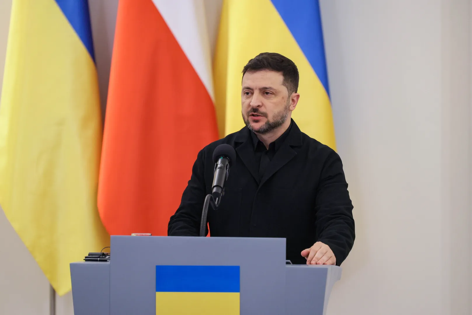 Володимир Зеленський. Fot. PAP/Paweł Supernak