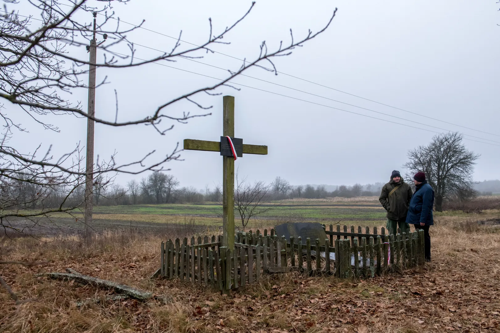 Меморіал у селі Угли, Рівненська область. Fot. PAP/Vladyslav Musiienko
