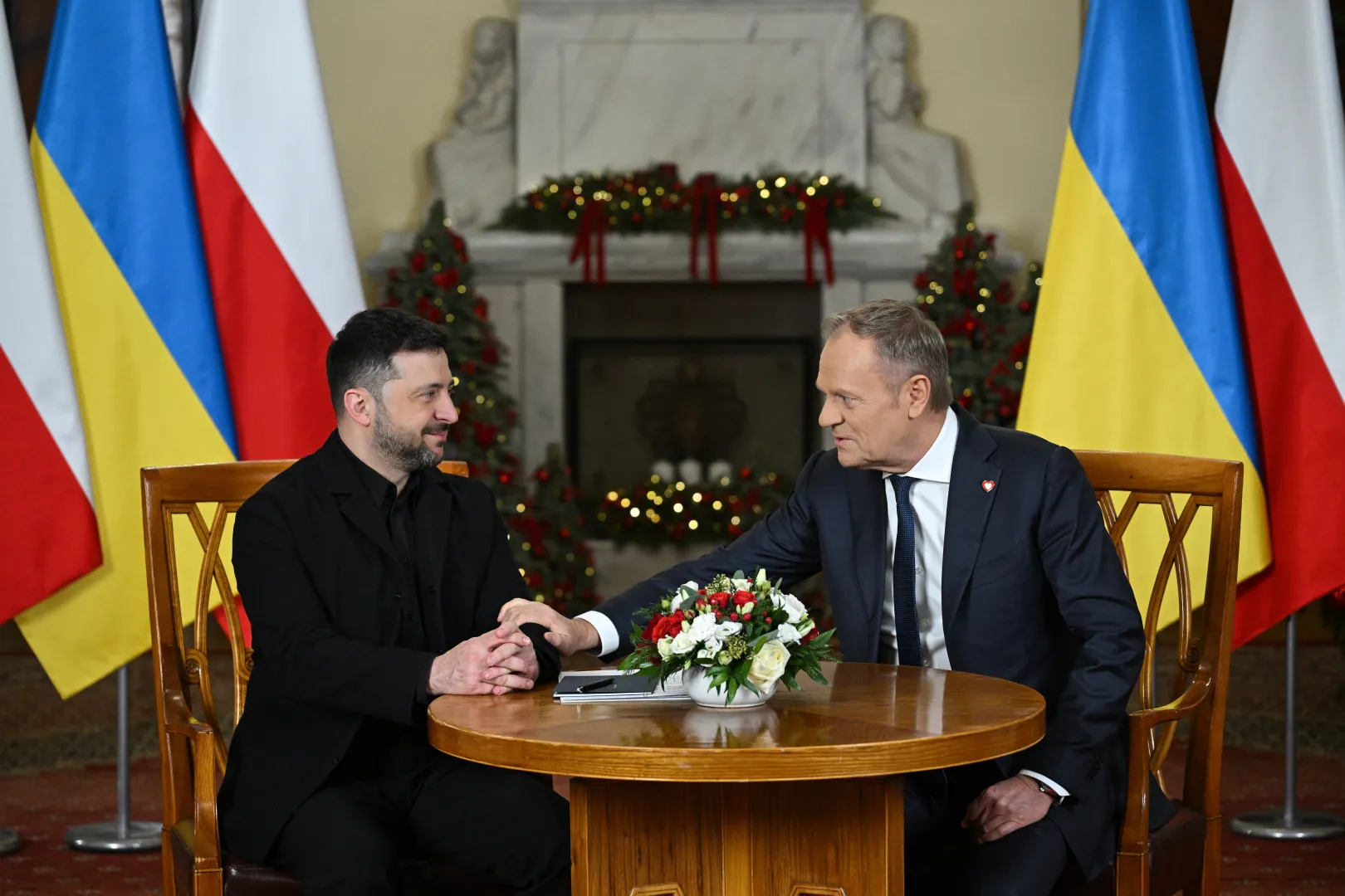 Владимир Зеленский и Дональд Туск. Fot. PAP/Radek Pietruszka