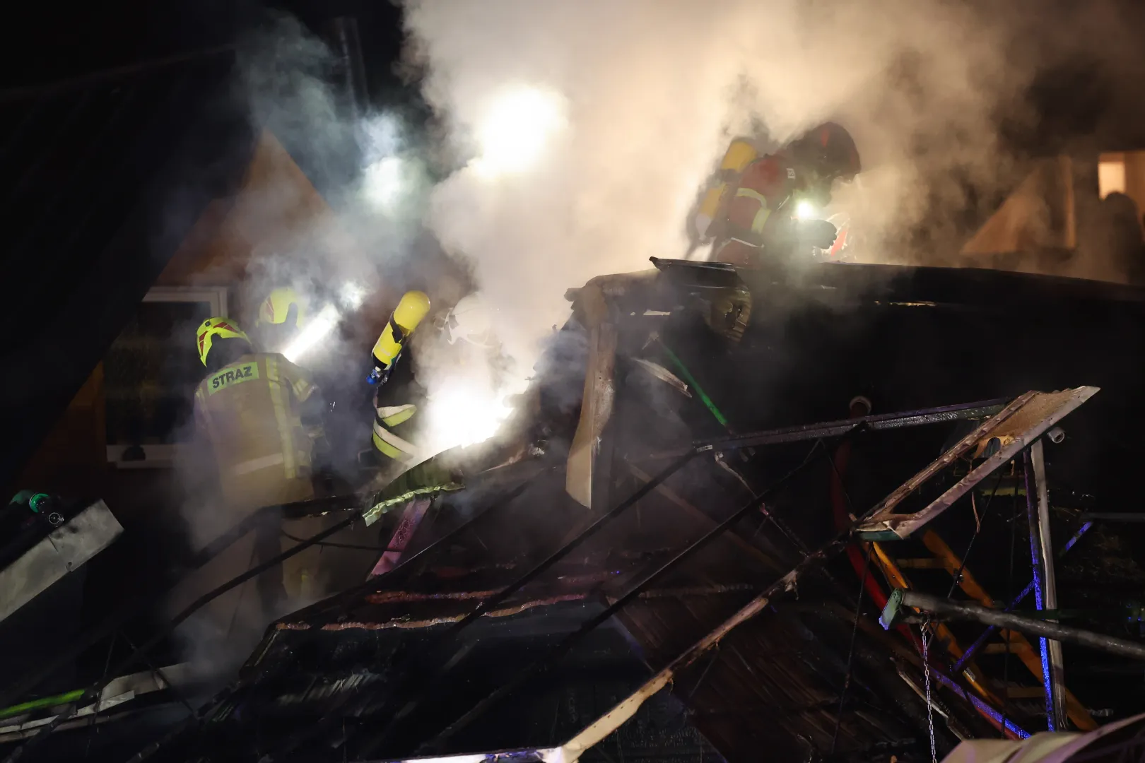 PSP: w pożarze nikt nie ucierpiał. Fot. PAP/	Grzegorz Momot (zdjęcie ilustracyjne)