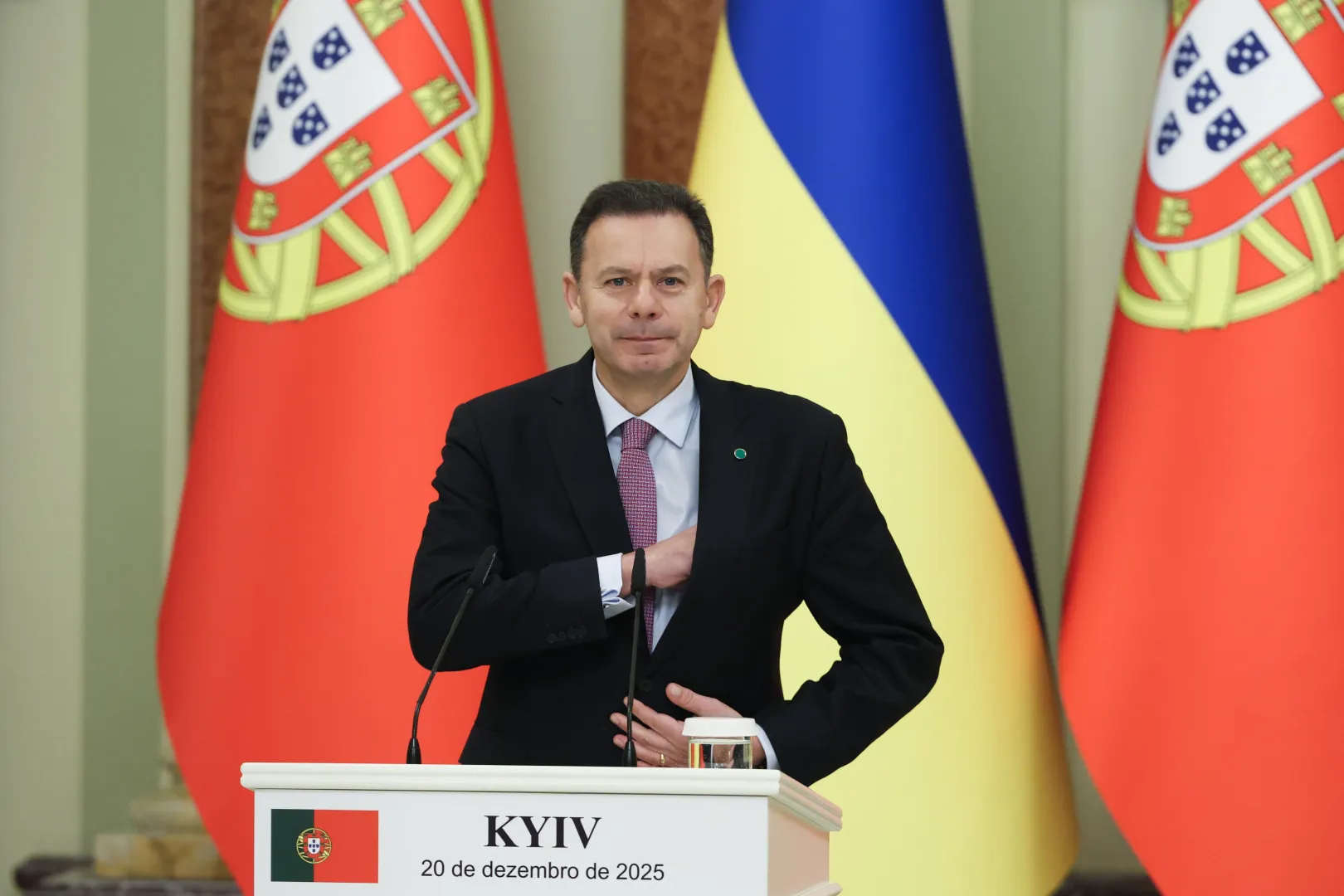 Луїш Монтерегну. Fot. PAP/Victor Kovalchuk