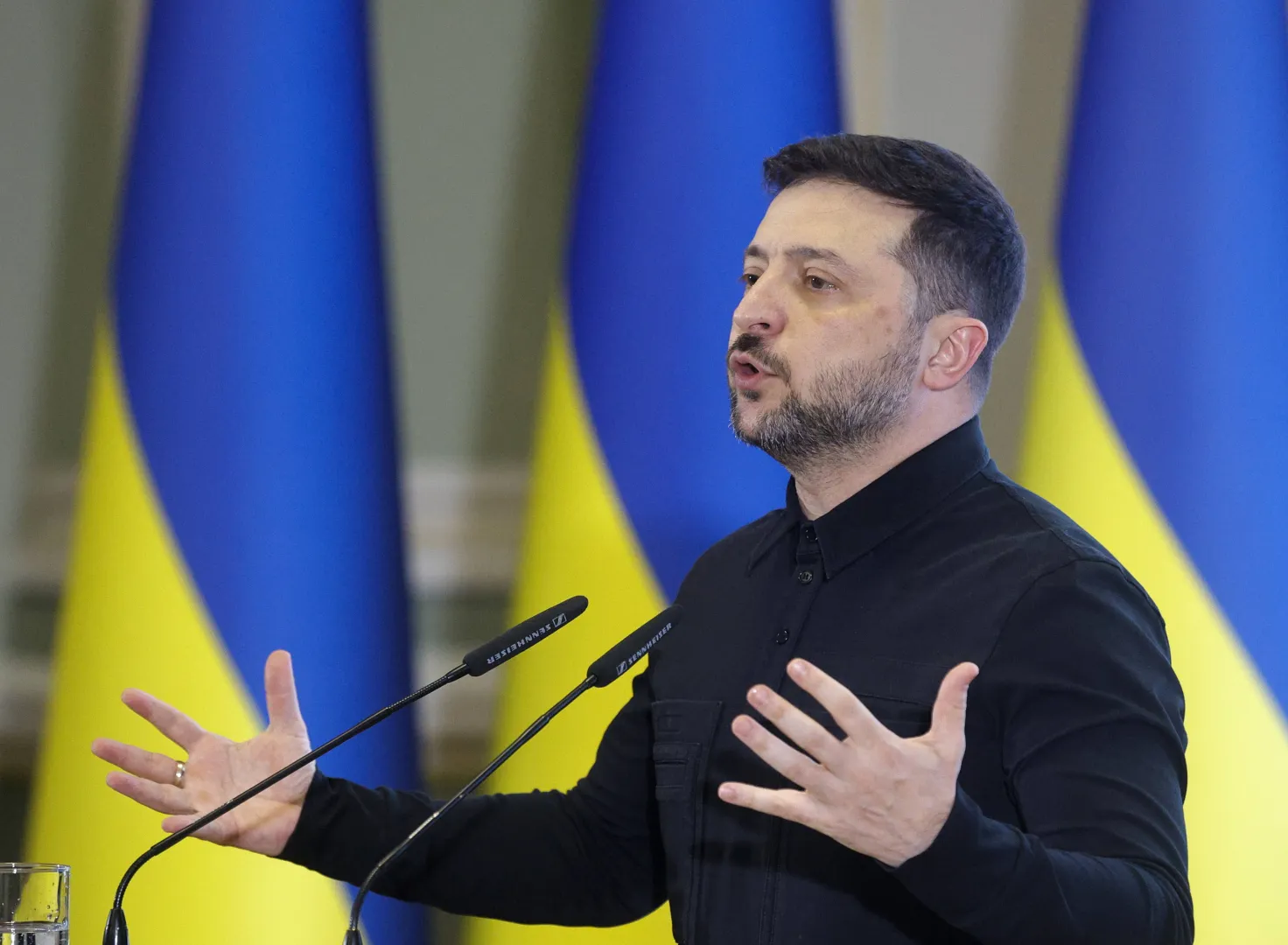 Президент Украины Владимир Зеленский. Fot. PAP/EPA/SERGEY DOLZHENKO
