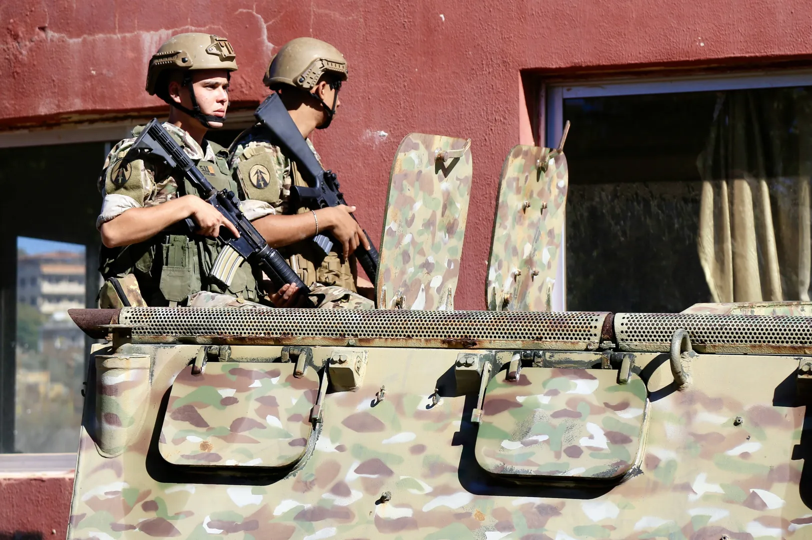 Libańska armia. Fot. PAP/EPA/	STRINGER