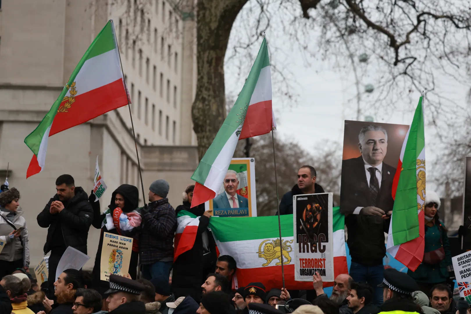 Demonstracja w Londynie Fot. PAP/EPA/NEIL HALL