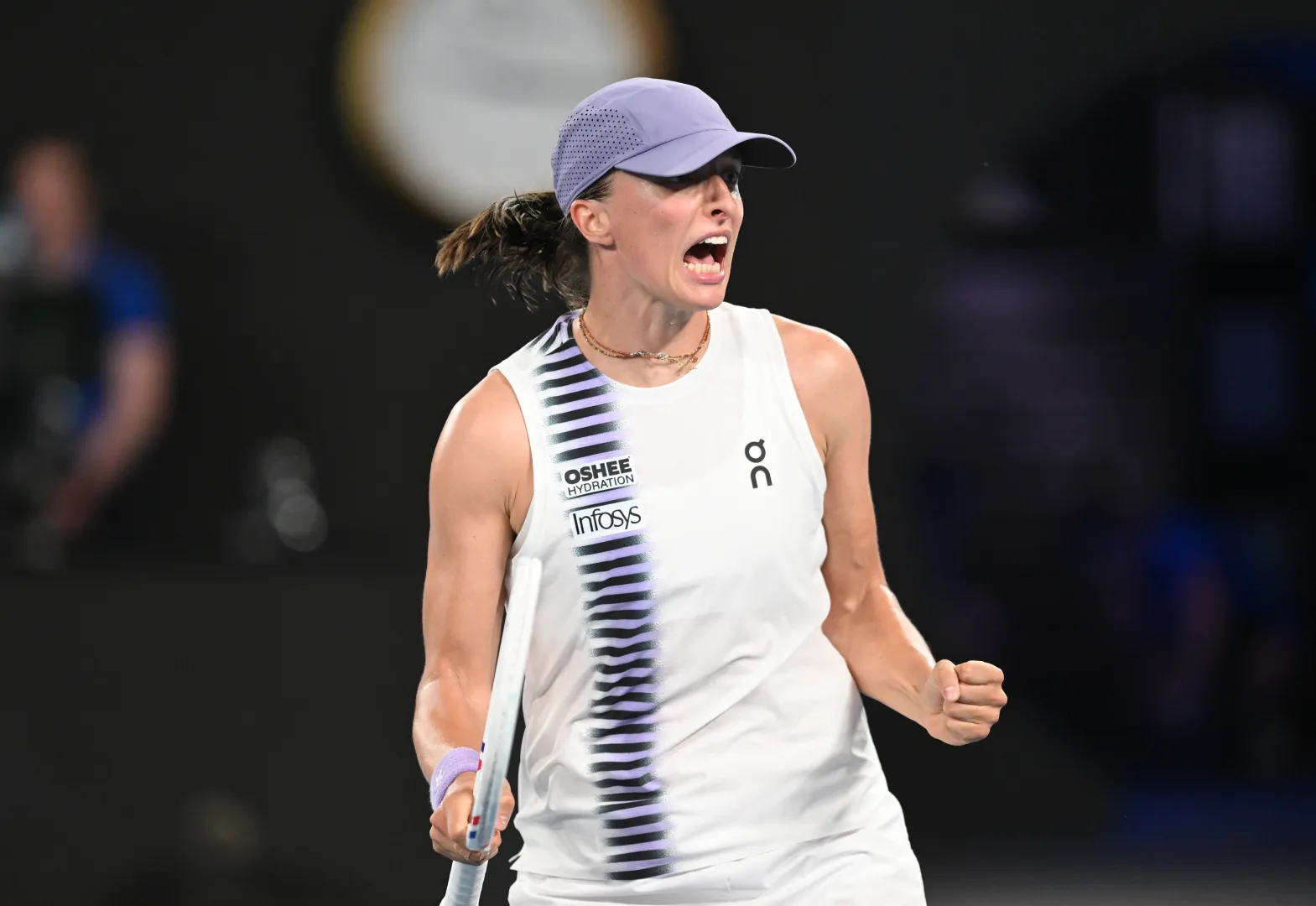 Iga Świątek. Fot. EPA/LUKAS COCH