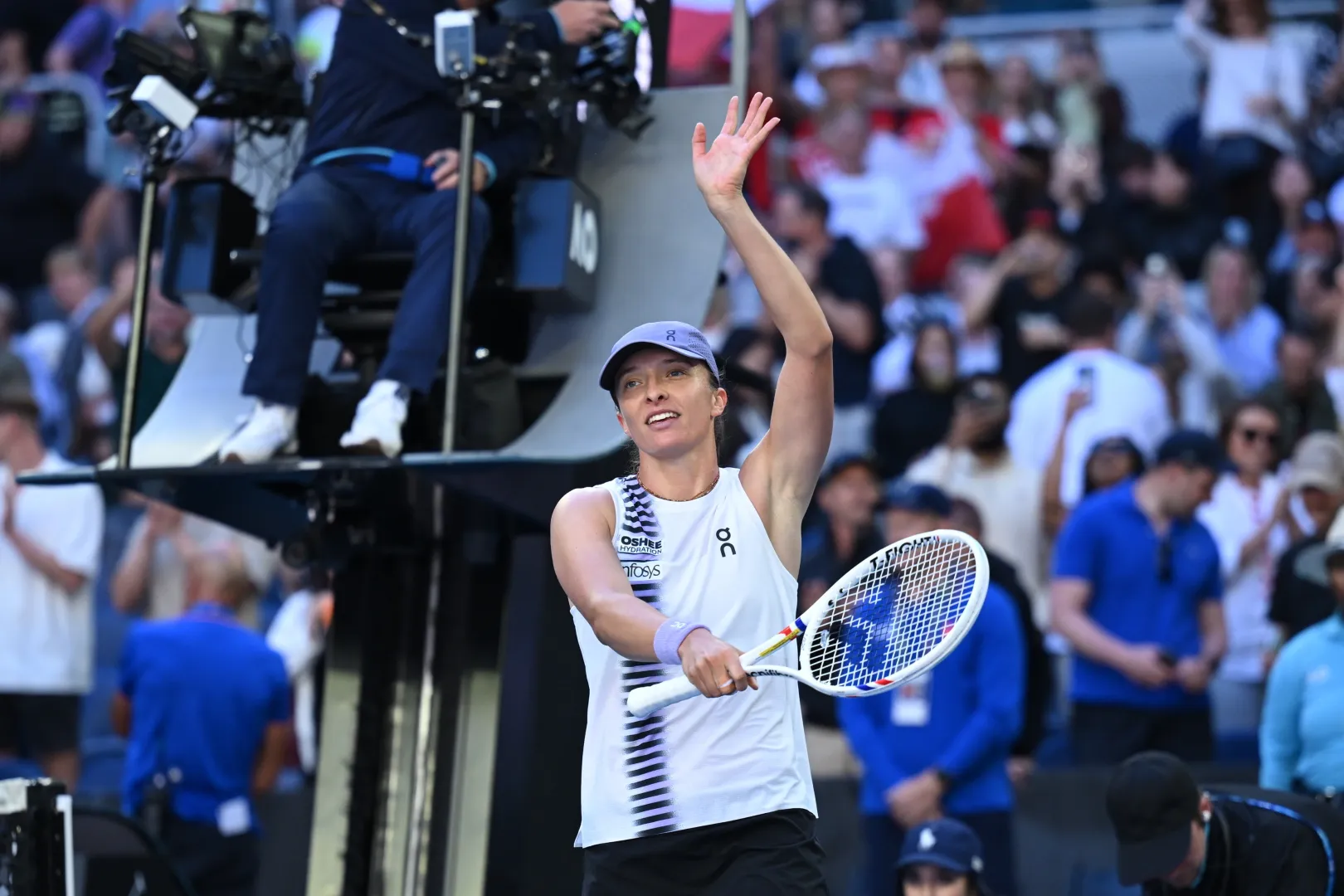 Iga Świątek. Fot. EPA/JAMES ROSS