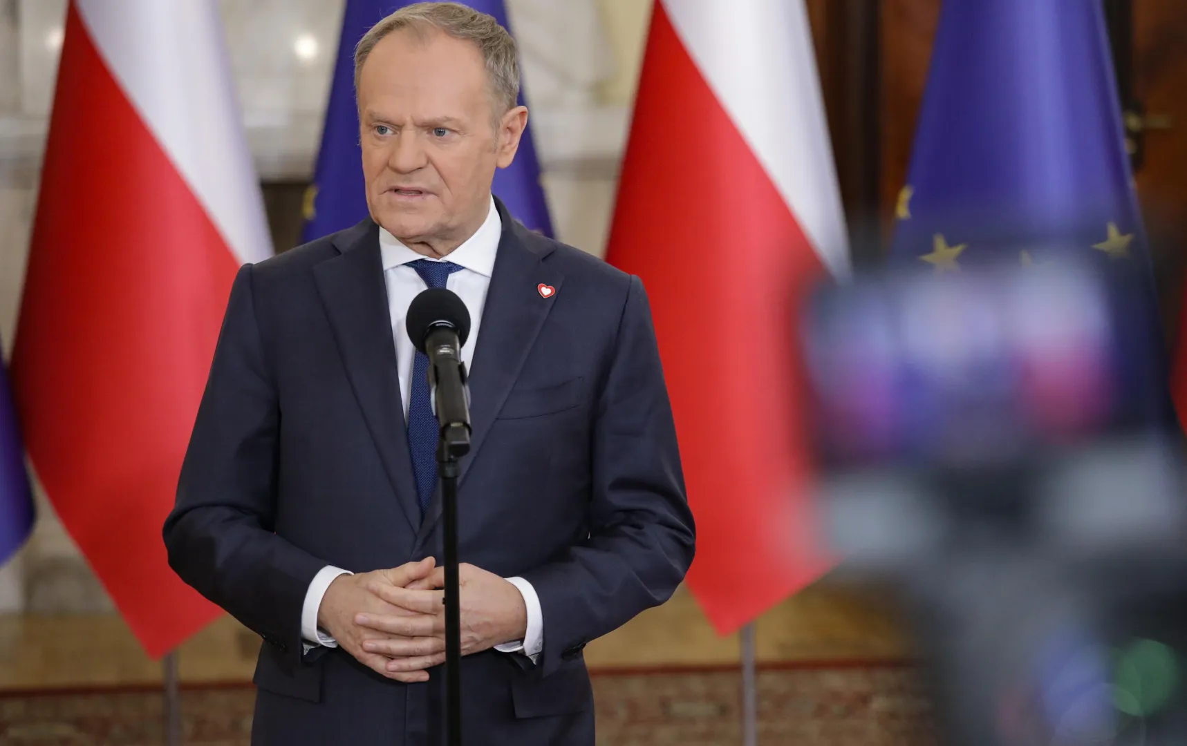 Premier Donald Tusk. Fot. PAP/Tomasz Gzell
