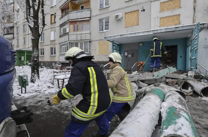 Zima w Ukrainie. Fot. PAP/EPA/ SERGEY KOZLOV
