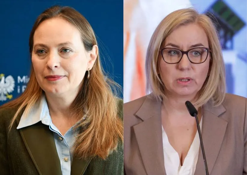 Katarzyna Pełczyńska-Nałęcz; Paulina Hennig-Kloska. Fot. PAP/Darek Delmanowicz/Tomasz Gzell