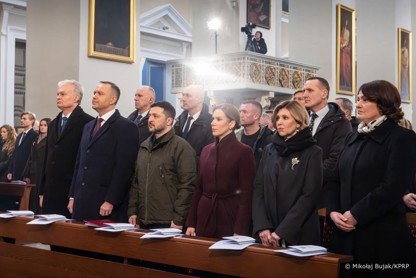 Trzej prezydenci w Wilnie wzięli udział w posiedzeniu Trójkąta Lubelskiego, formatu łączącego Warszawę, Wilno i Kijów. Fot. Mikołaj Bujak/KPRP