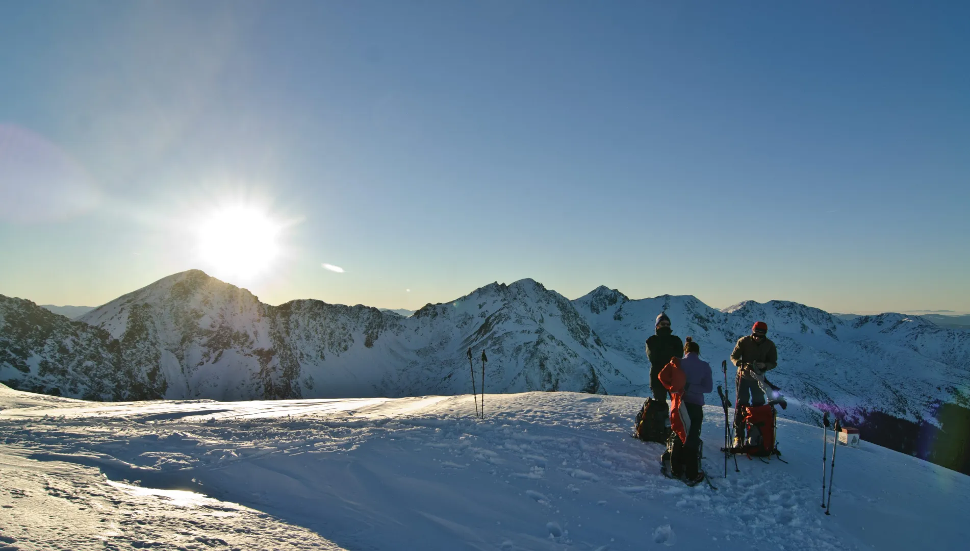 Trekking zimowy w Tatrach, fot. PAP/Marcin Obara