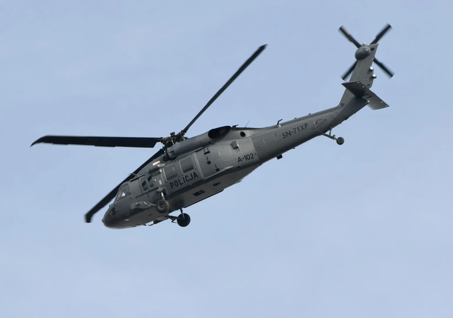 Policyjny Black Hawk Fot. PAP/Darek Delmanowicz