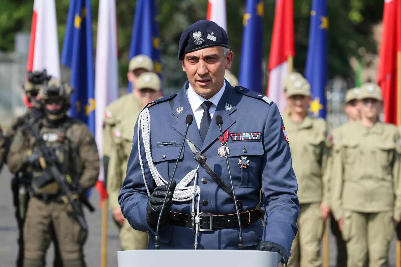 Komendant Służby Ochrony Państwa gen. bryg. SOP Radosław Jaworski. Fot. PAP/Paweł Supernak