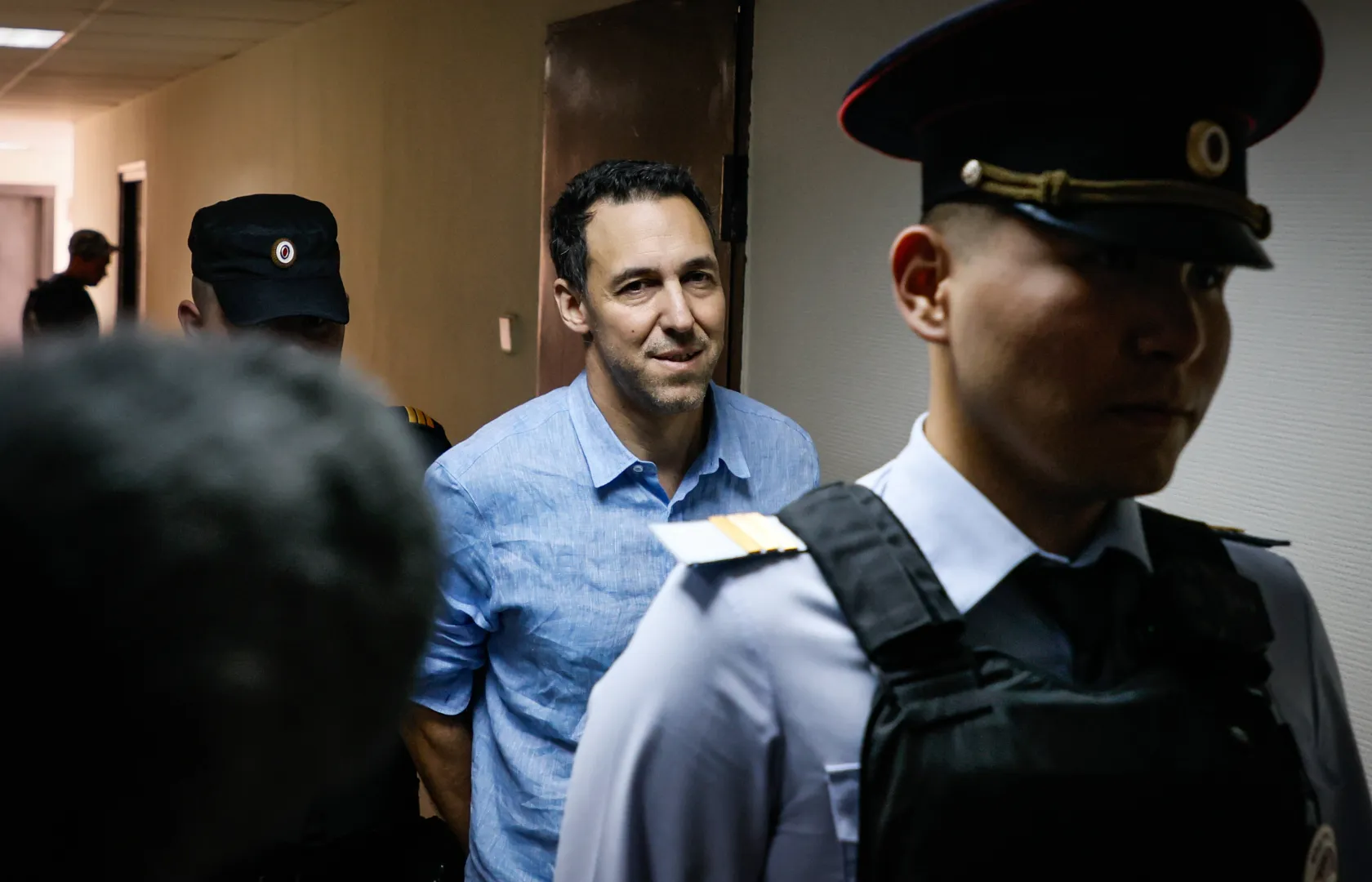 Laurent Vinatier. Fot. PAP/EPA/YURI KOCHETKOV