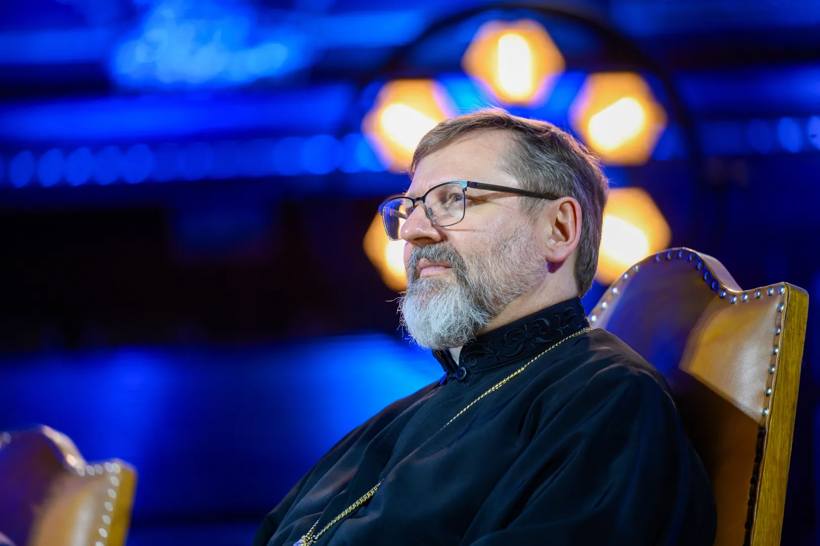 Глава Української греко-католицької церкви, архиєпископ Святослав Шевчук. Fot. PAP/Jakub Kaczmarczyk