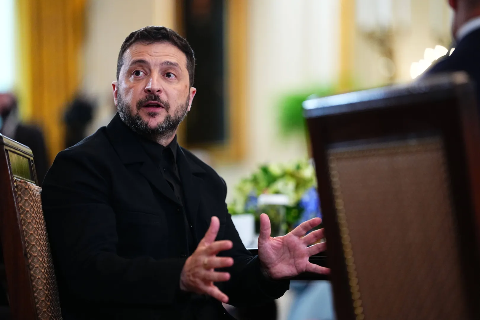 Wołodymyr Zełenski. Fot. EPA/AARON SCHWARTZ / POOL