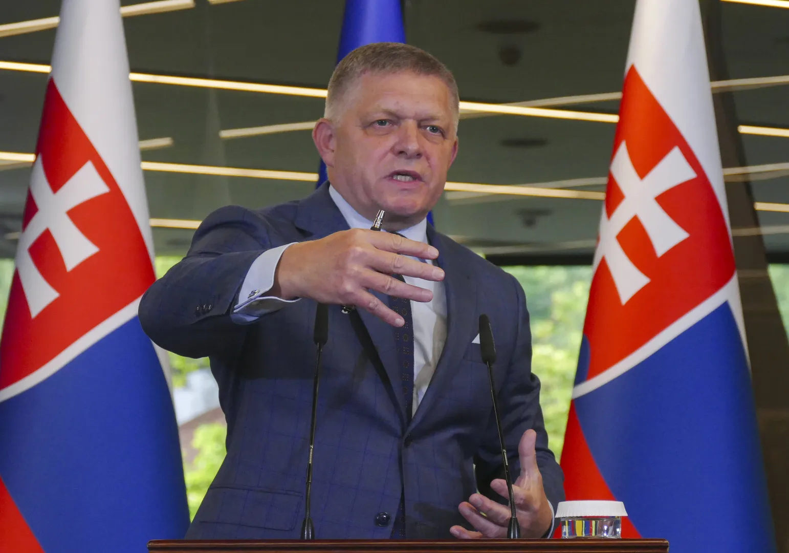 Premier Słowacji Robert Fico. Fot. PAP/EPA/STRINGER