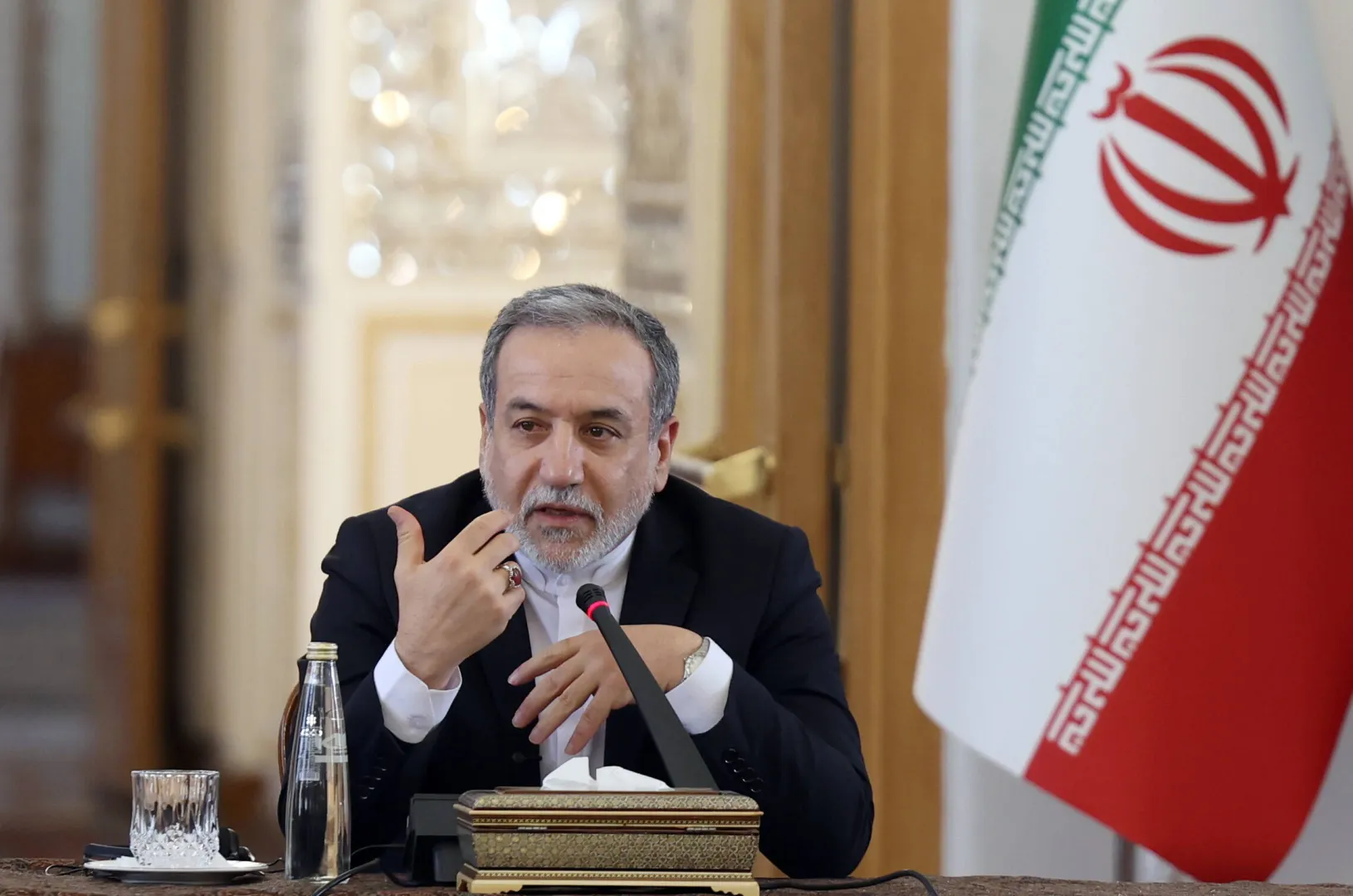 Abbas Aragczi. Fot. PAP/EPA/ABEDIN TAHERKENAREH