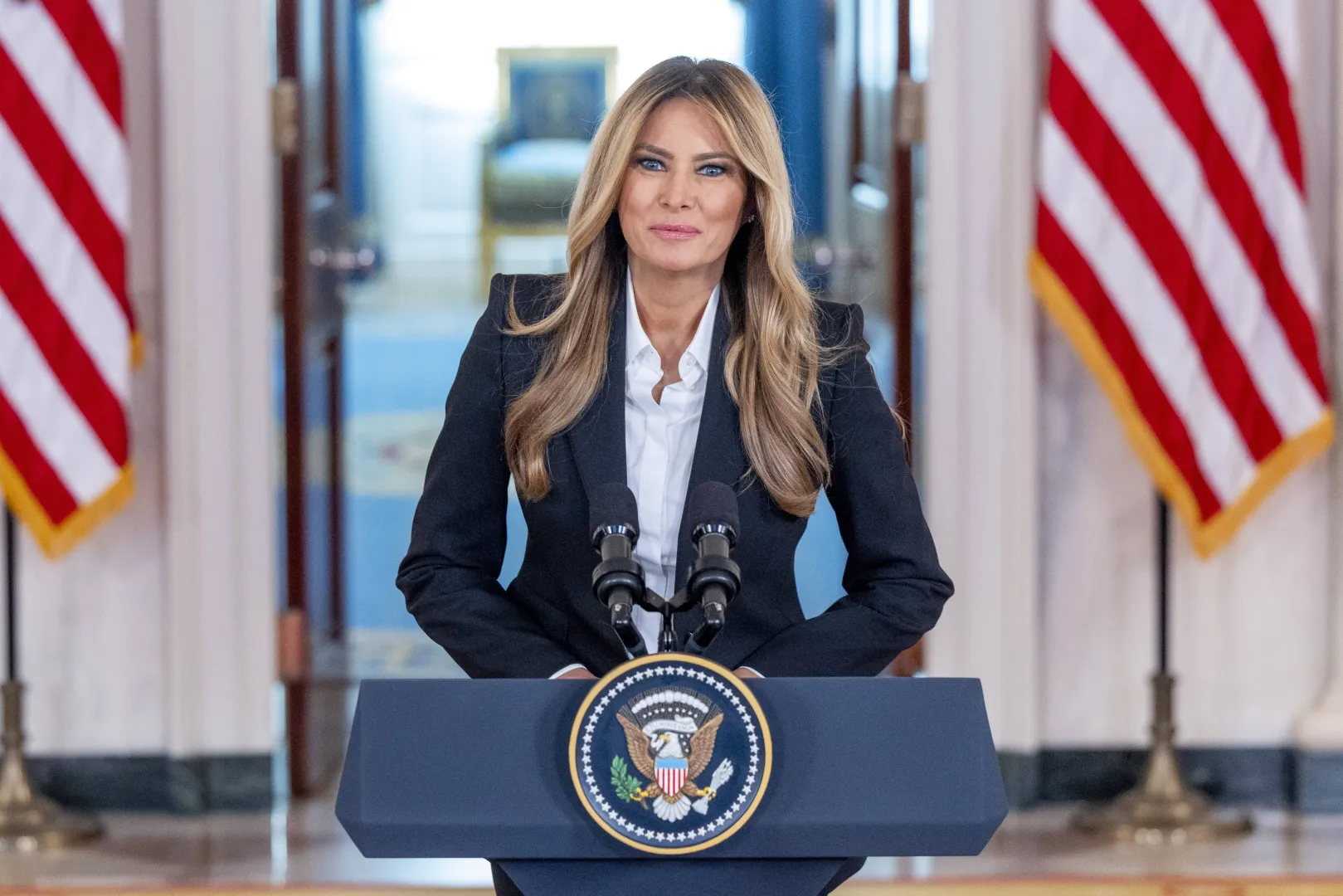 Melania Trump. Fot. PAP/EPA/SHAWN THEW