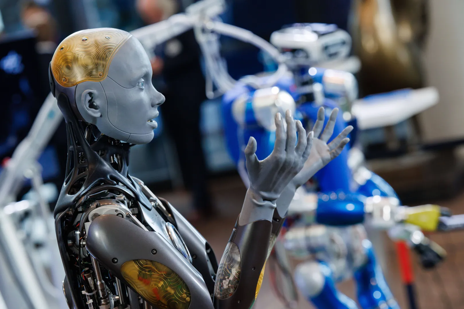 Robot humanoidalny - zdjęcie ilustracyjne Fot. PAP/EPA/CLEMENS BILAN