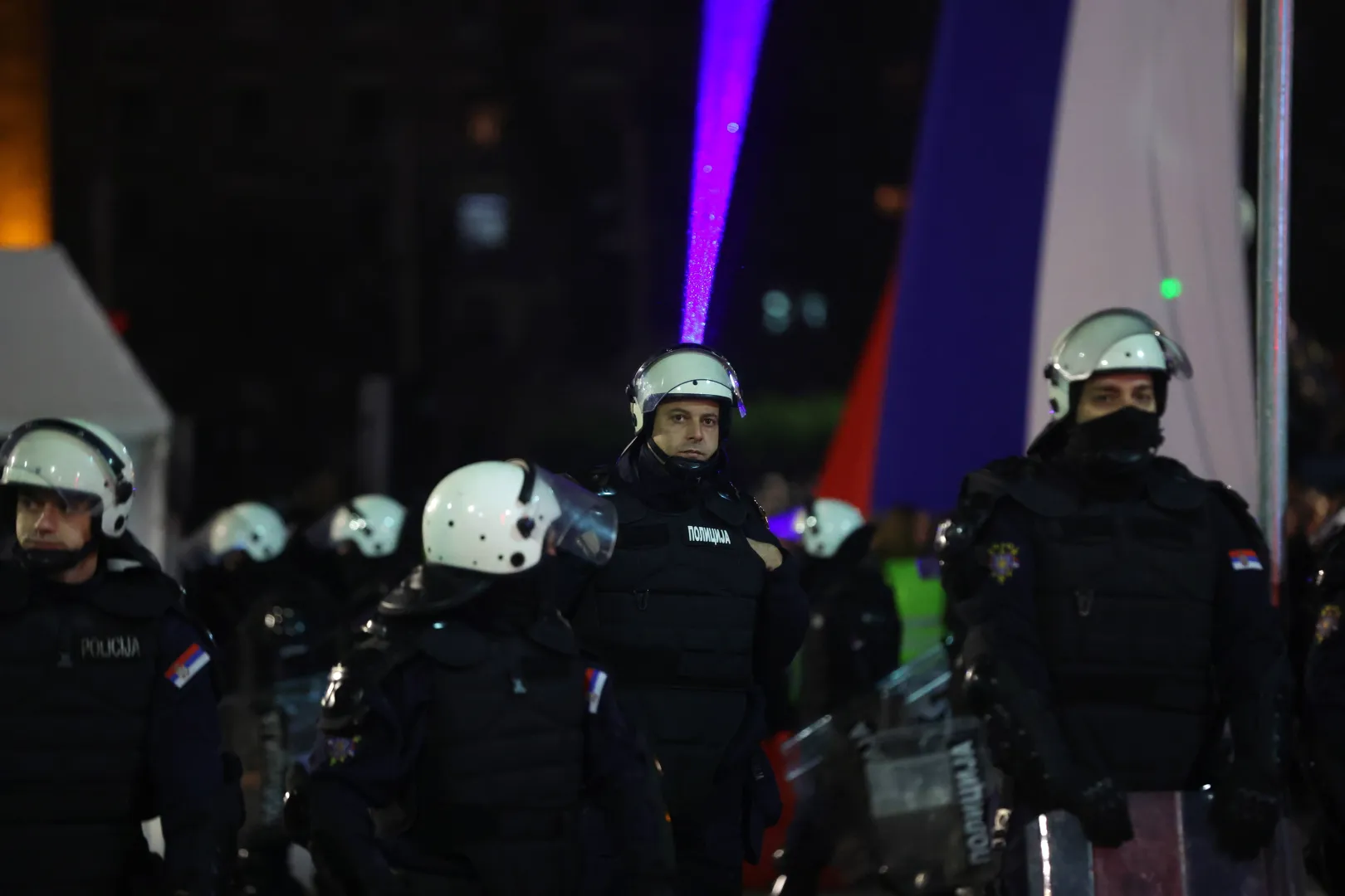 Policja w Serbii, zdjęcie ilustracyjne, fot. PAP/EPA/ANDREJ CUKIC