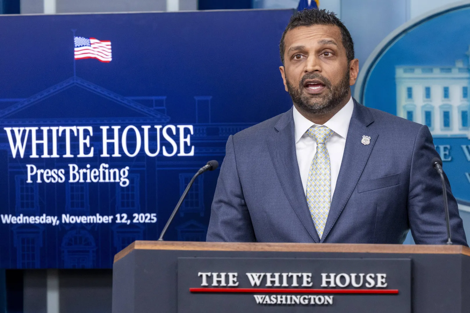 Szef FBI Kash Patel. Fot. EPA/SHAWN THEW